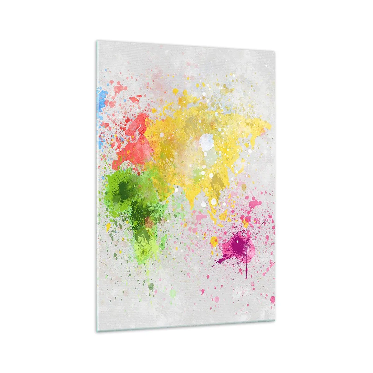 Quadro em vidro - Todas as cores do mundo - 70x100 cm