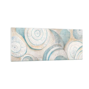 Quadro em vidro - O que há dentro da casca? - 100x40 cm