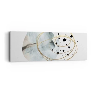 Quadro em tela - No abraço ao espaço - 90x30 cm