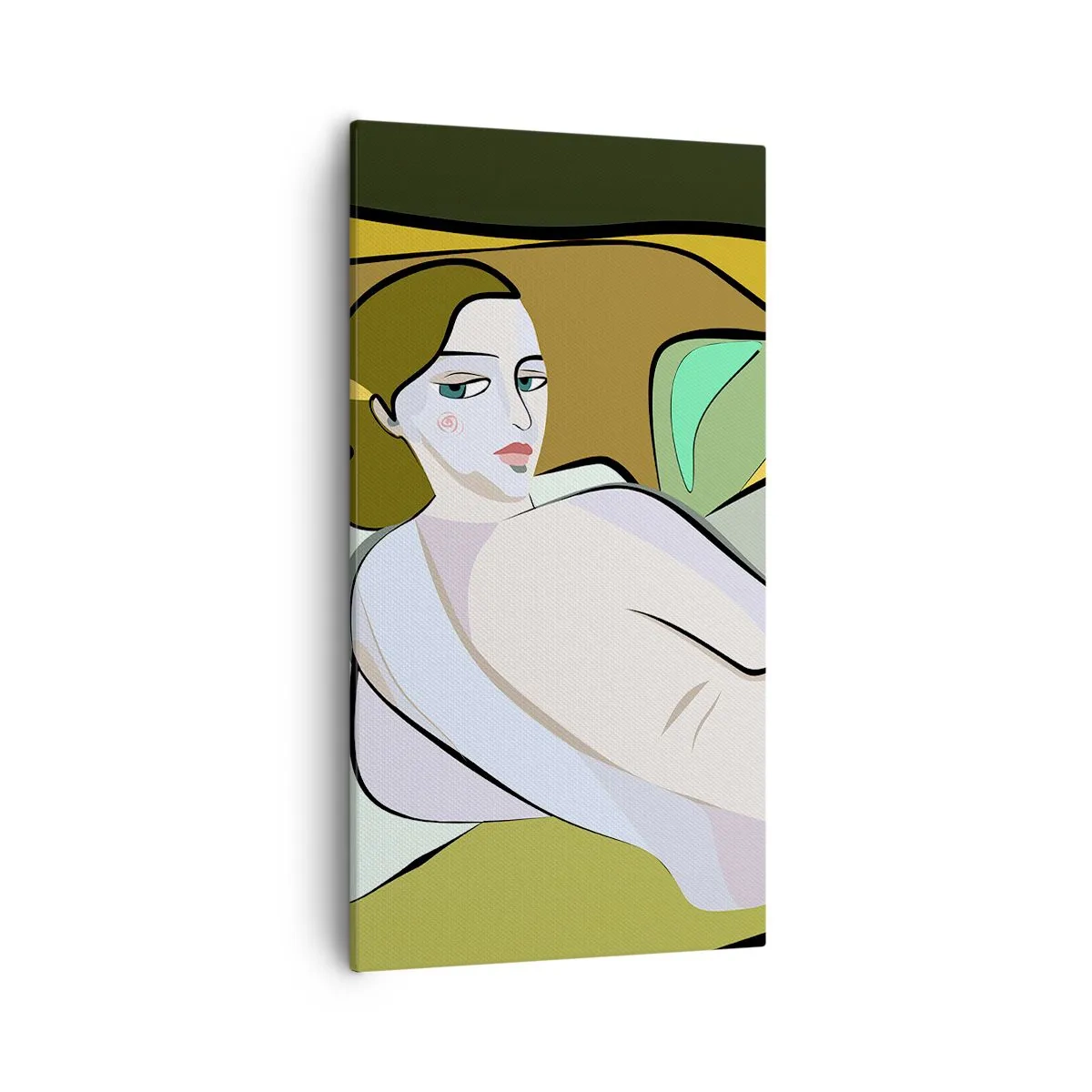 Quadro em tela - Retrato íntimo - 55x100 cm