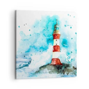 Quadro em tela - Unidade dos elementos da natureza - 50x50 cm