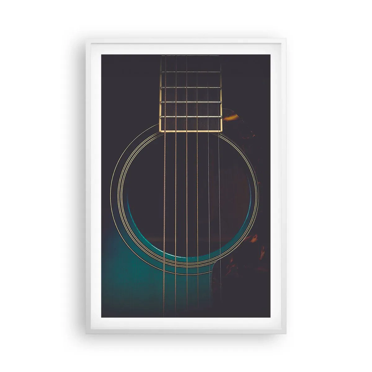 Pôster em moldura branca - Um momento antes de soar - 61x91 cm