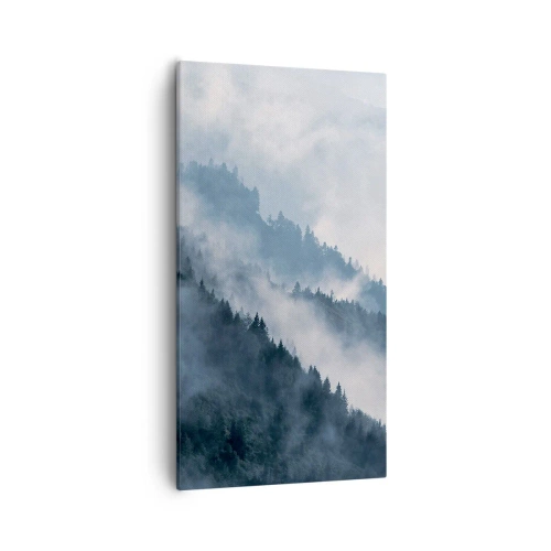 Quadro em tela - Misticismo das montanhas - 55x100 cm