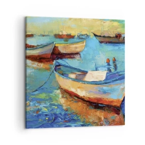 Quadro em tela - Na baía do sul - 50x50 cm