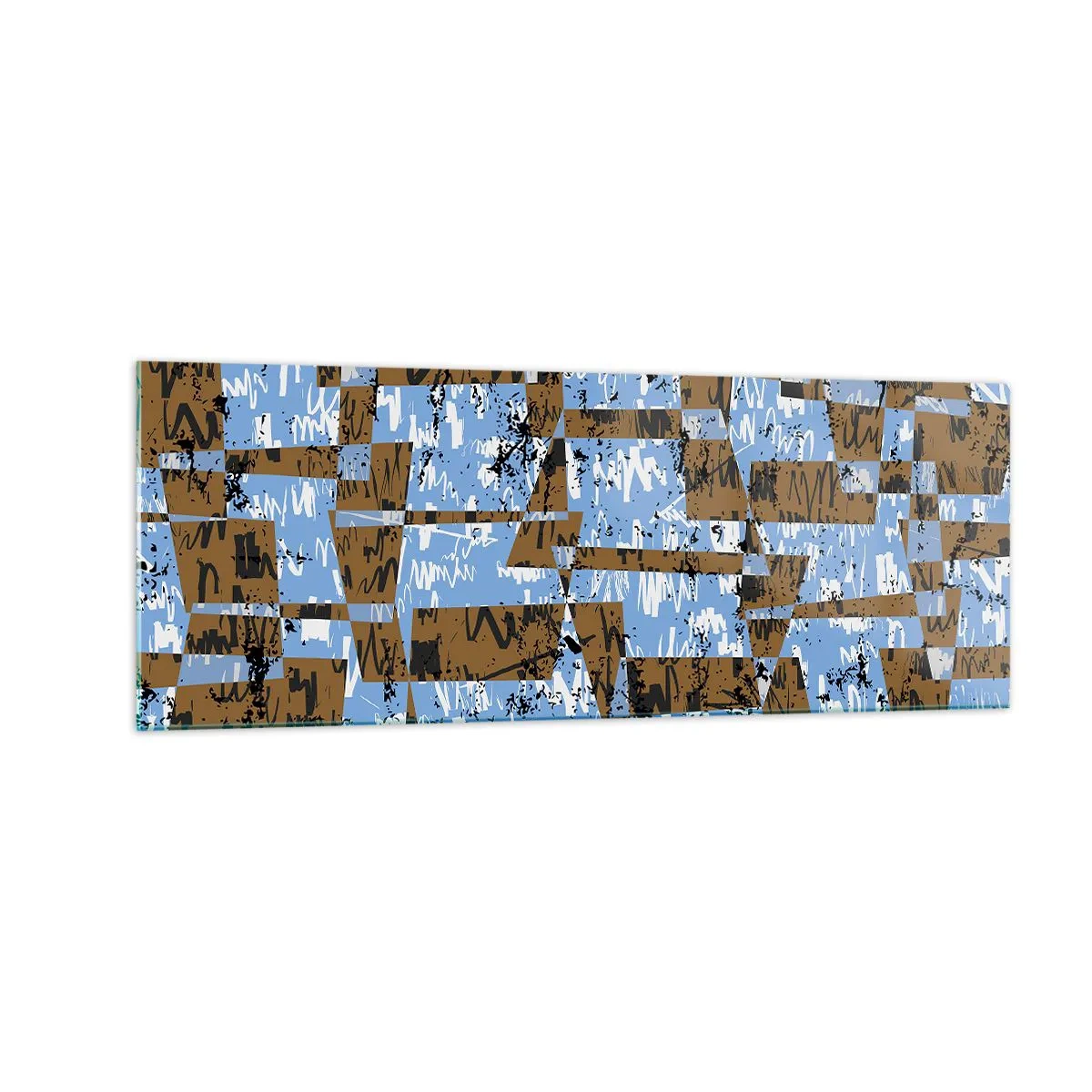 Quadro em vidro - Recorte não popular - 140x50 cm