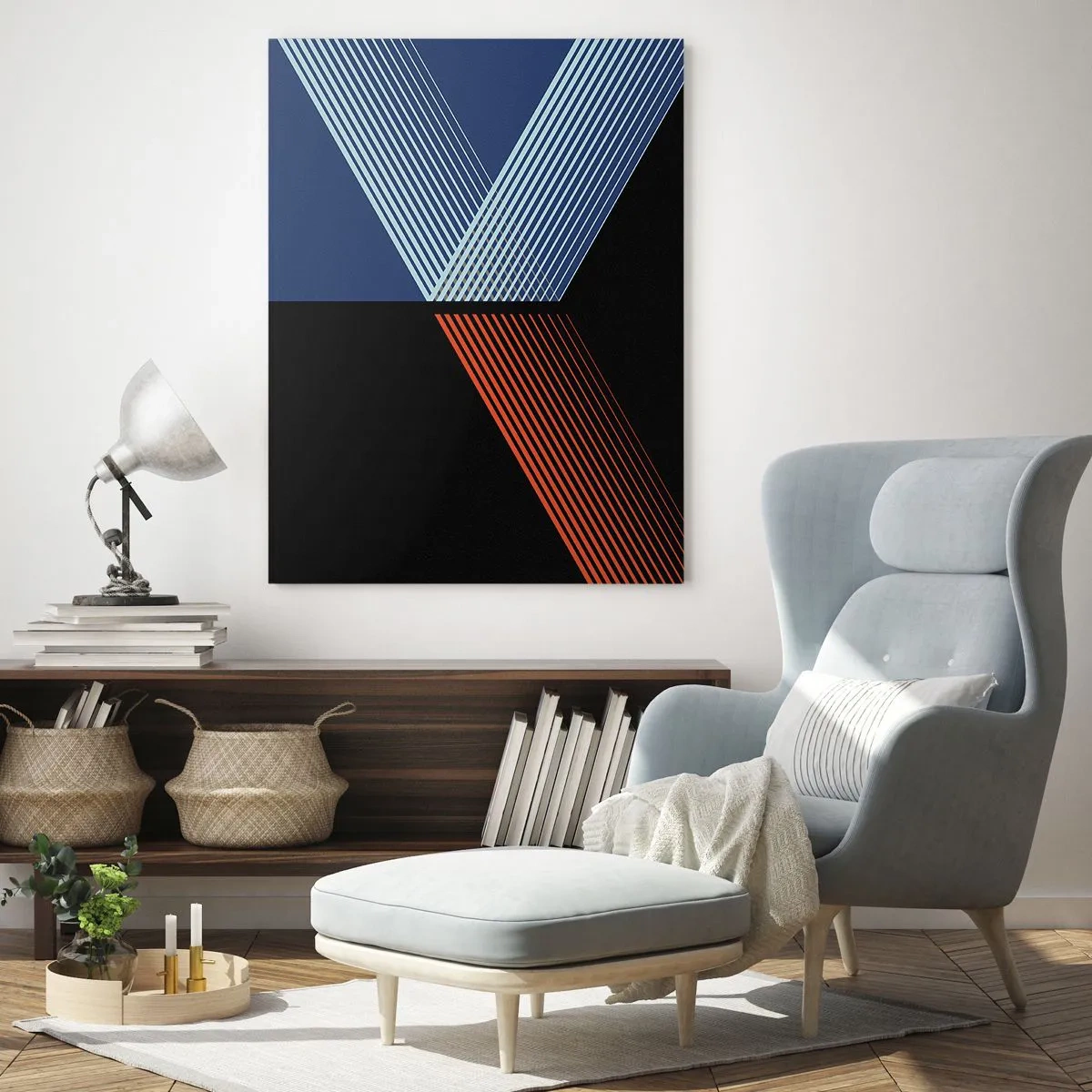 Quadro em vidro - Uma história simples - 70x100 cm