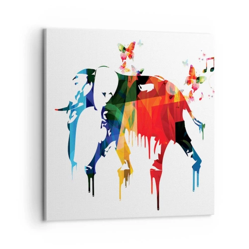 Quadro em tela - Todos podem dançar - 60x60 cm