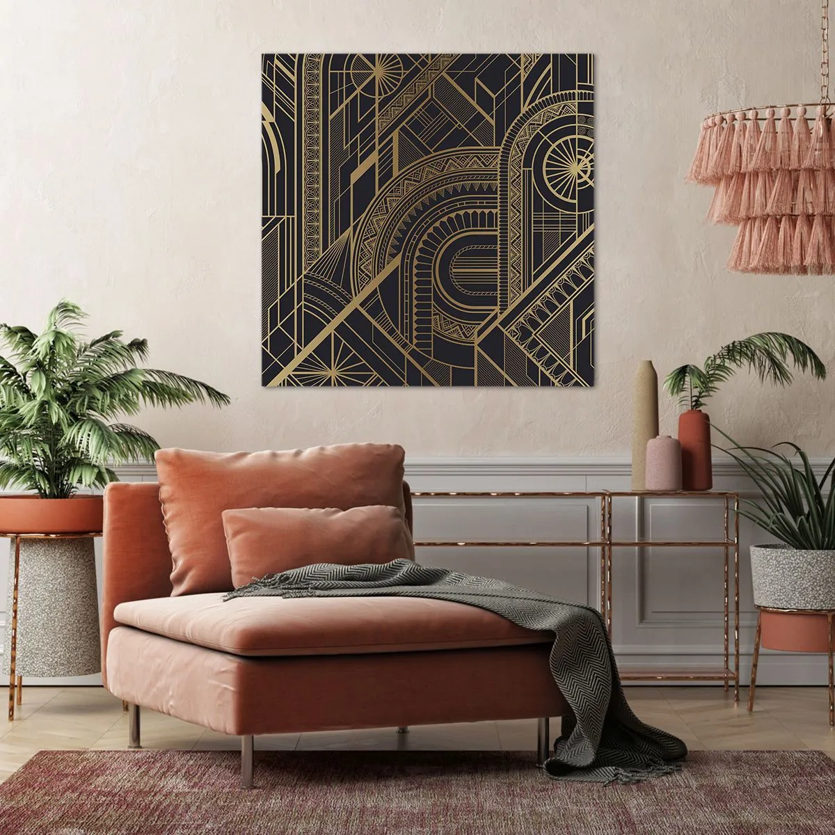 Quadro em tela - Conceitos, ideias, planos - 30x30 cm