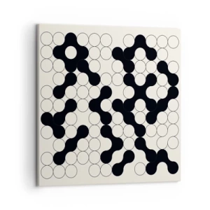 Quadro em tela - Jogo chinês – variação - 50x50 cm