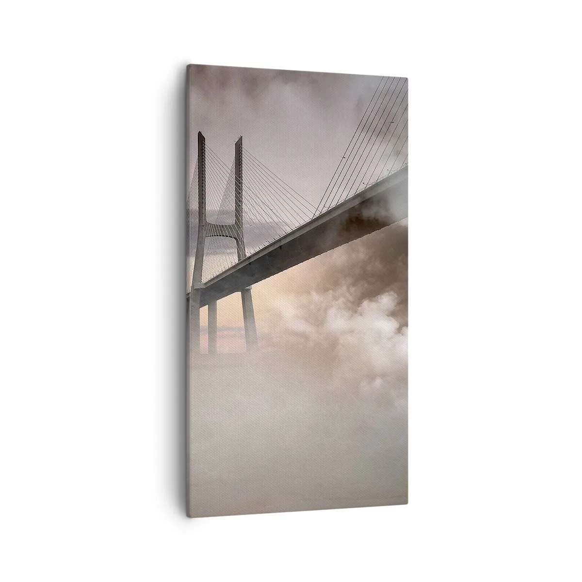 Quadro em tela - No rio que não existe - 55x100 cm