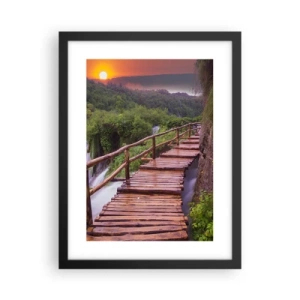 Pôster com moldura preta - Beleza inacreditável - 30x40 cm