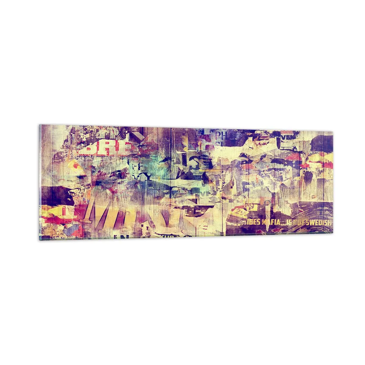 Quadro em vidro - E isso é tudo o que resta - 90x30 cm