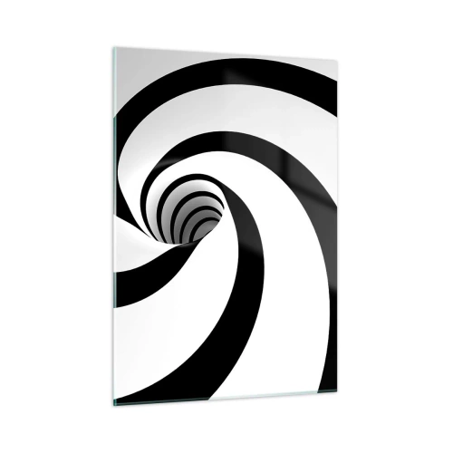 Quadro em vidro - Deixar levar-se pelo vórtice - 50x70 cm