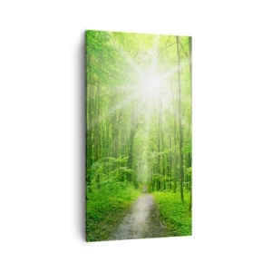 Quadro em tela - Catedral Verde - 45x80 cm