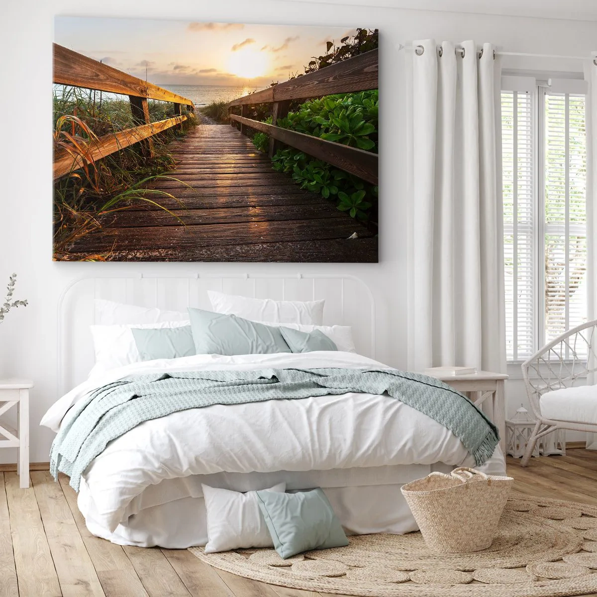 Quadro em tela - Direto para a costa - 100x70 cm