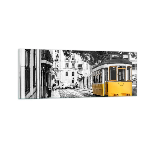 Quadro em vidro - E o fado ao fundo - 140x50 cm