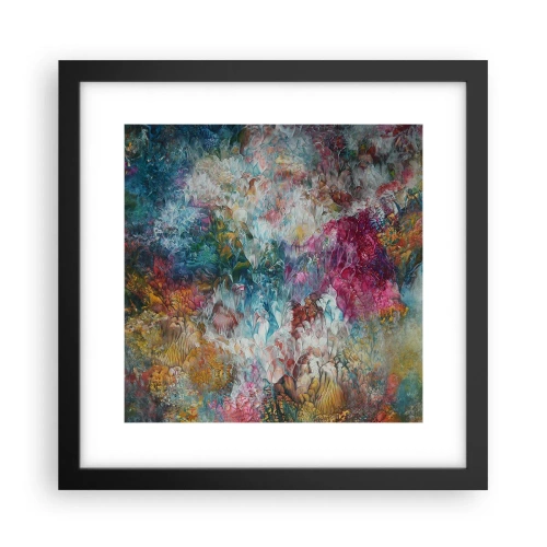 Pôster com moldura preta - Em plena floração - 30x30 cm