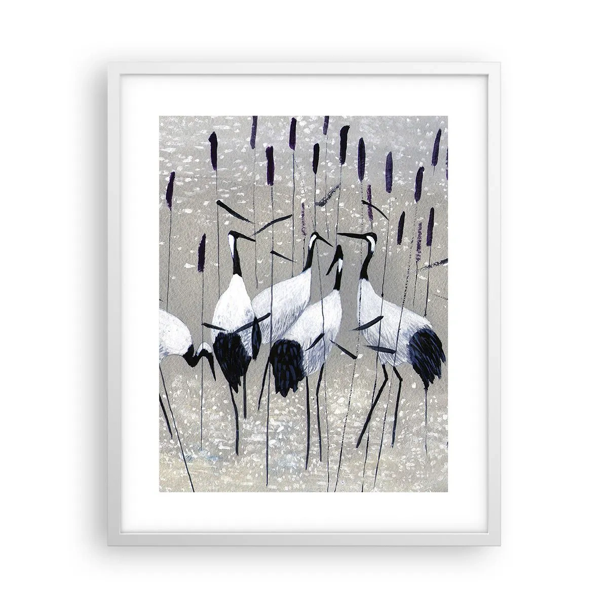 Pôster em moldura branca - Entre os seus - 40x50 cm