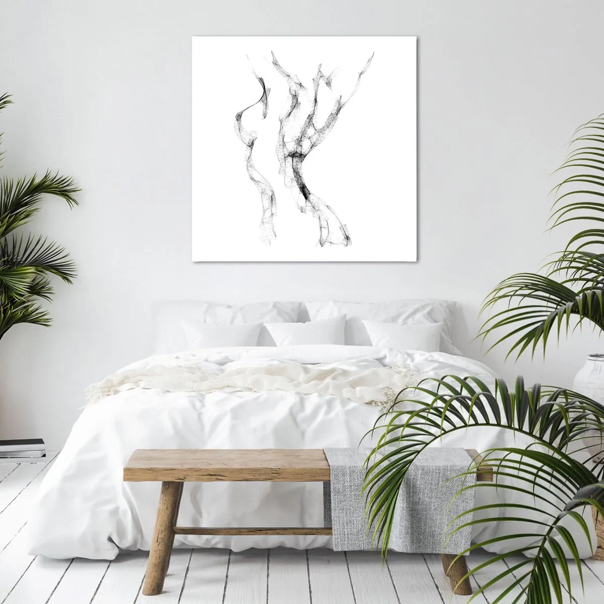 Quadro em tela - Bonita e forte - 70x70 cm