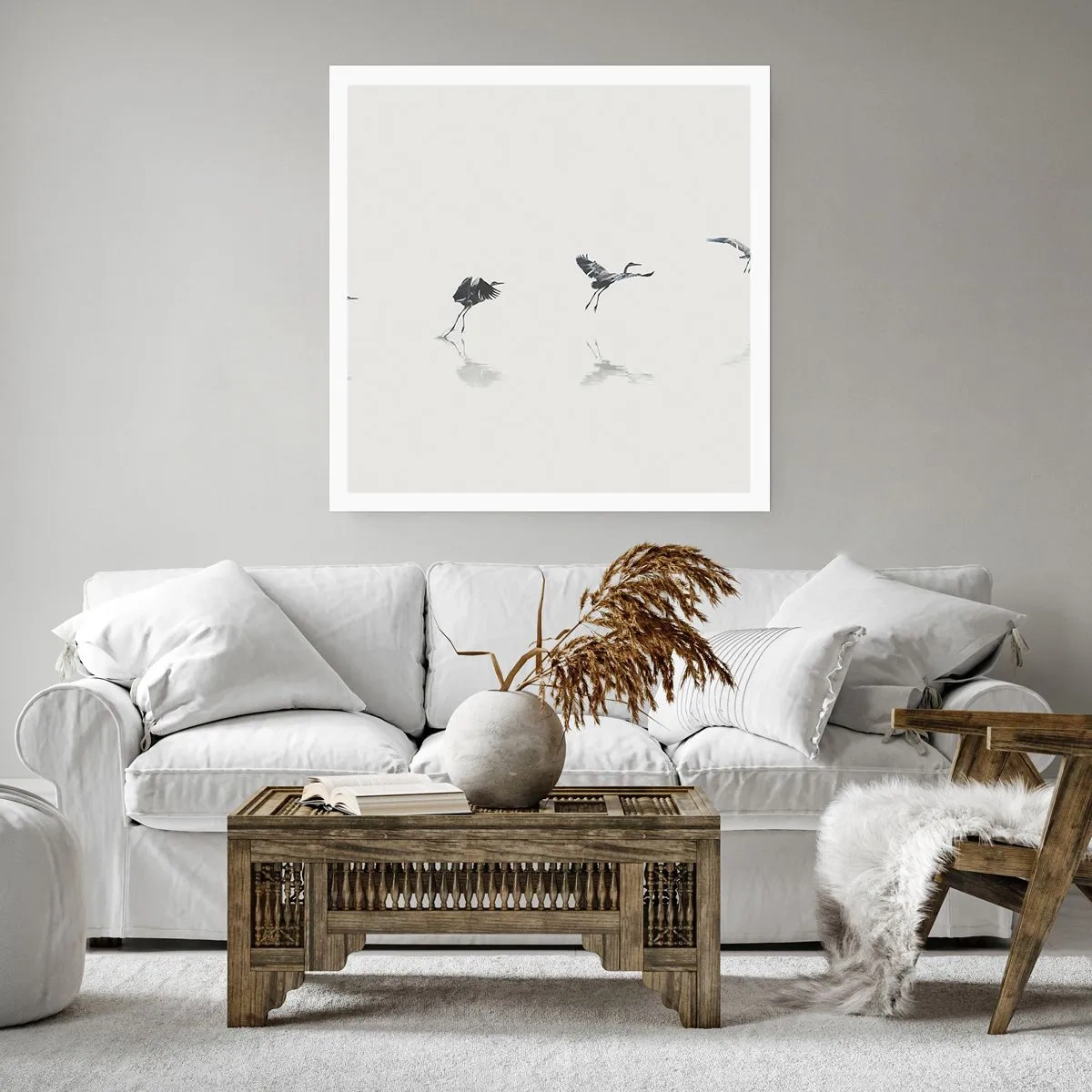 Pôster - Quatro passos simples - 30x30 cm