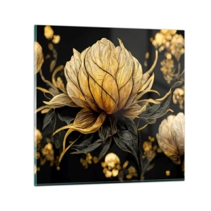 Quadro em vidro - Fragilidade sutil - 60x60 cm