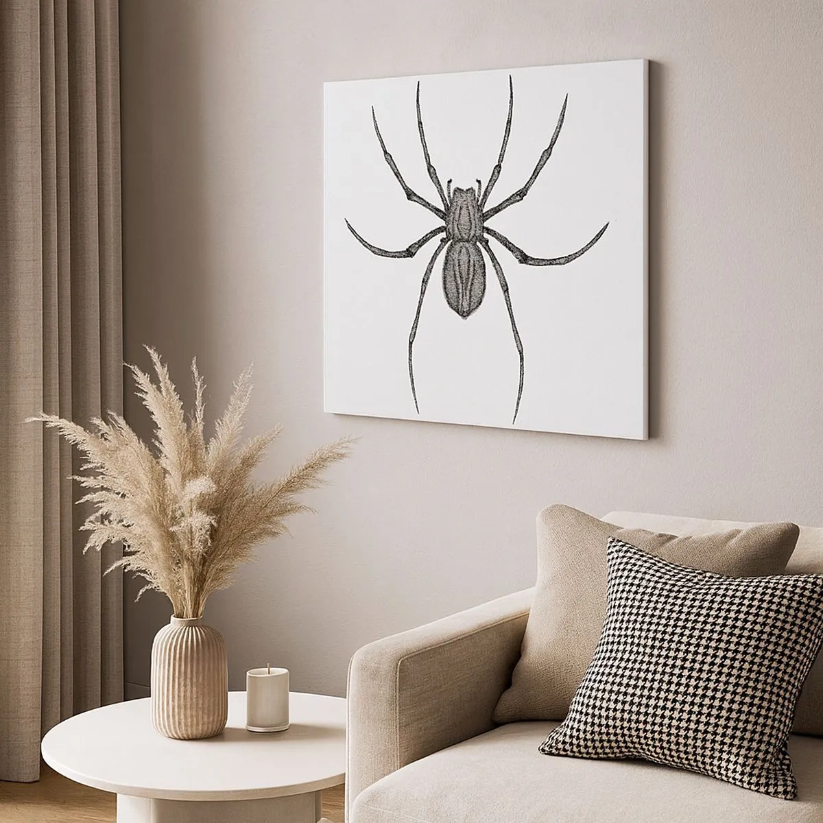 Quadro em tela - Precisão perturbadora - 30x30 cm