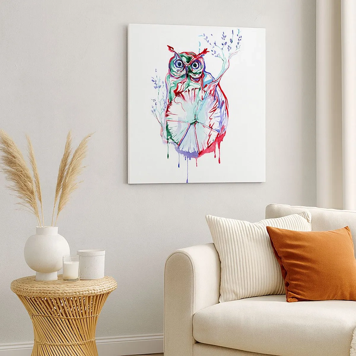 Quadro em tela - Sábio por natureza - 30x30 cm