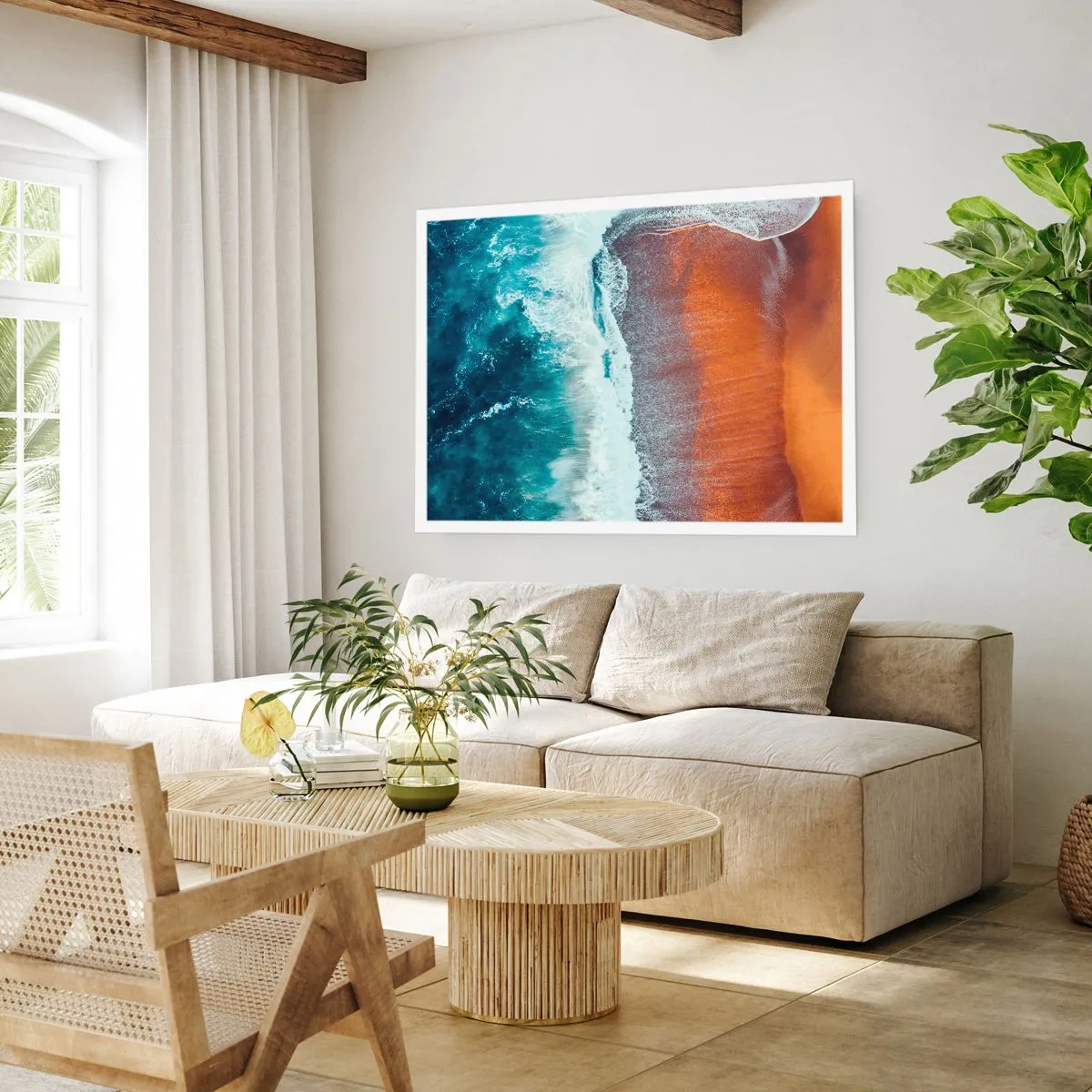 Pôster - Toque do oceano - 91x61 cm