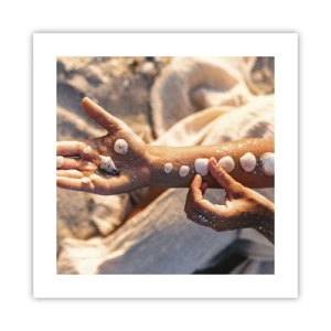 Pôster - Beleza na ponta dos dedos - 40x40 cm