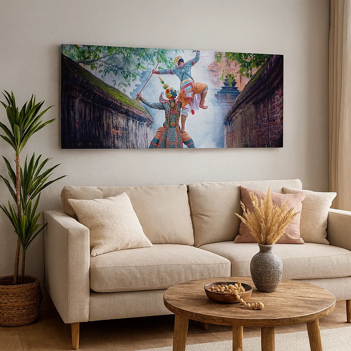 Quadro em tela - Uma dança de beleza mortal - 30x30 cm