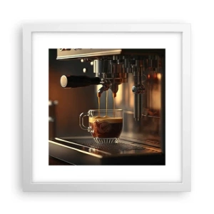 Pôster em moldura branca - Uma mistura sensual - 30x30 cm