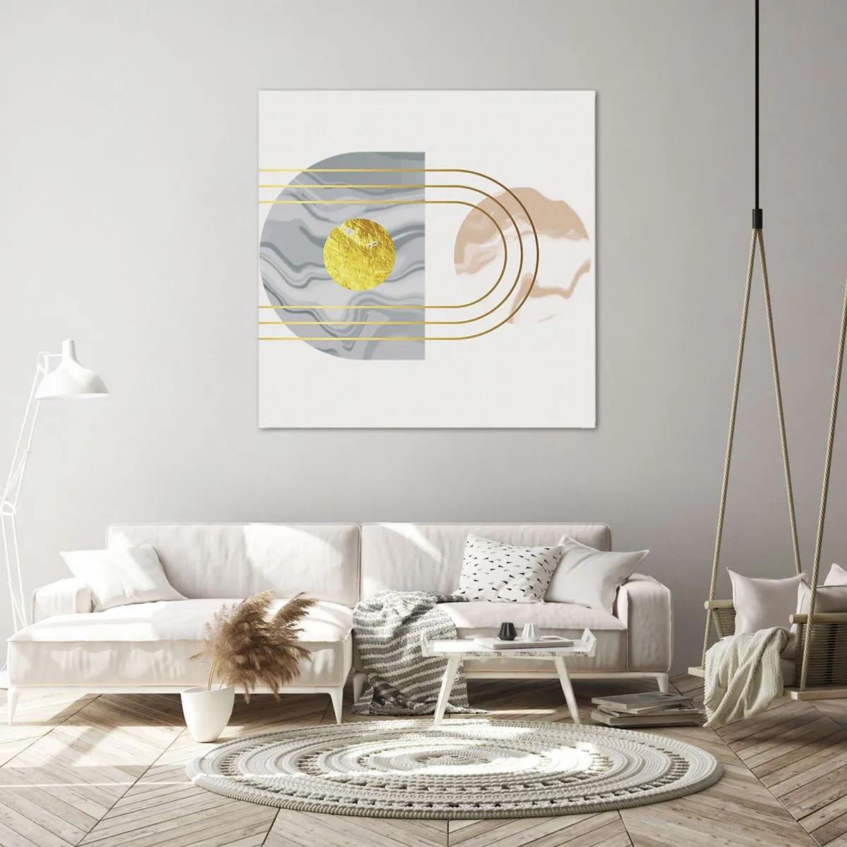 Quadro em tela - Brilho e claridade - 50x50 cm