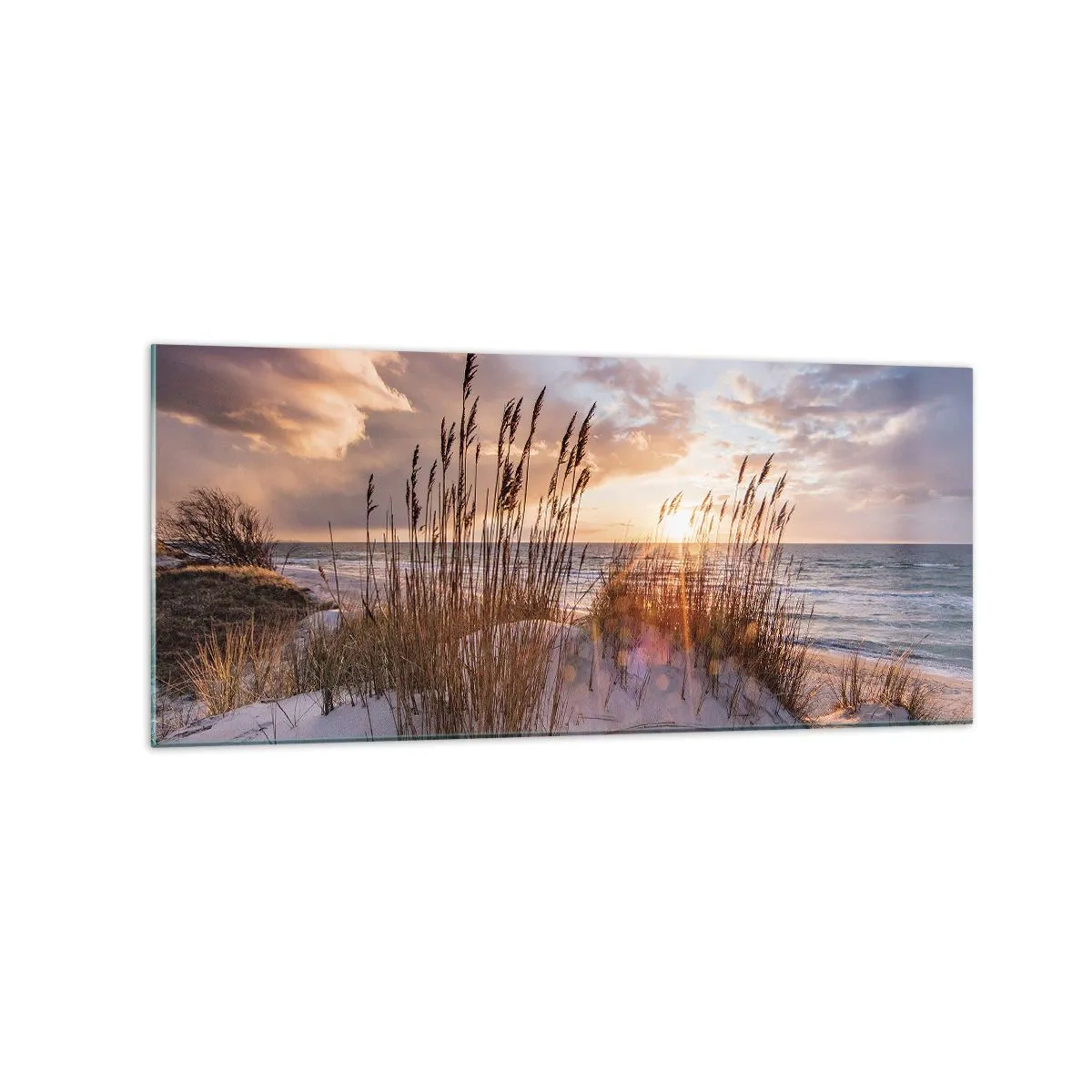 Quadro em vidro - Adeus ao sol e ao vento - 120x50 cm