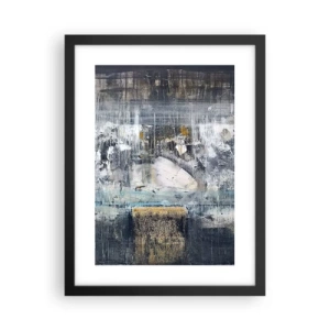 Pôster com moldura preta - Pelo gelo ou pelo torrão de terra - 30x40 cm