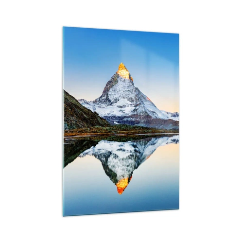 Quadro em vidro - Dois mundos - 70x100 cm