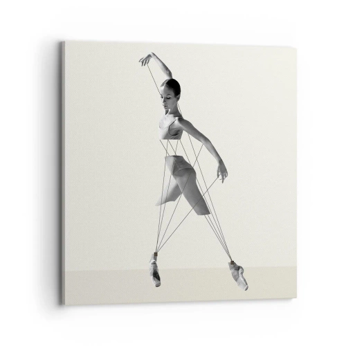 Quadro em tela - No teatro do mundo - 70x70 cm