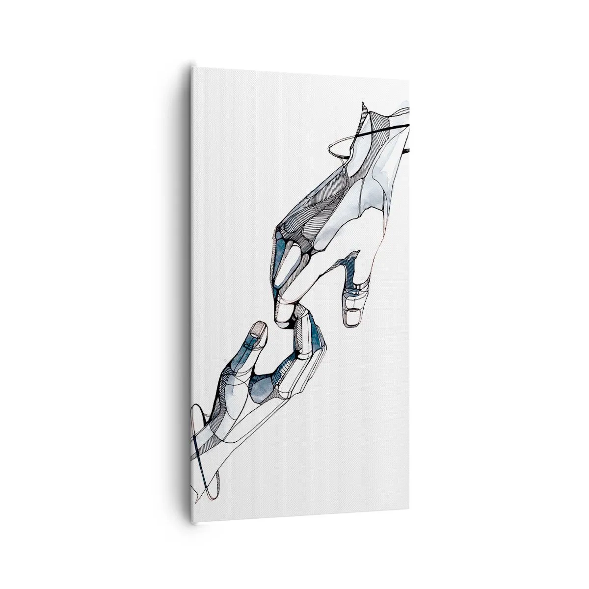 Quadro em tela - Um bom gesto - 65x120 cm