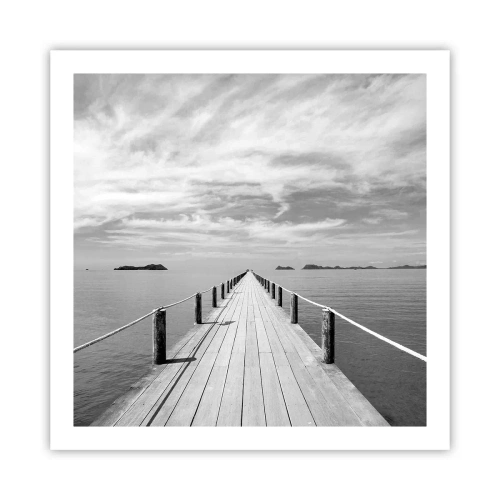 Pôster - Talvez uma viagem... - 60x60 cm
