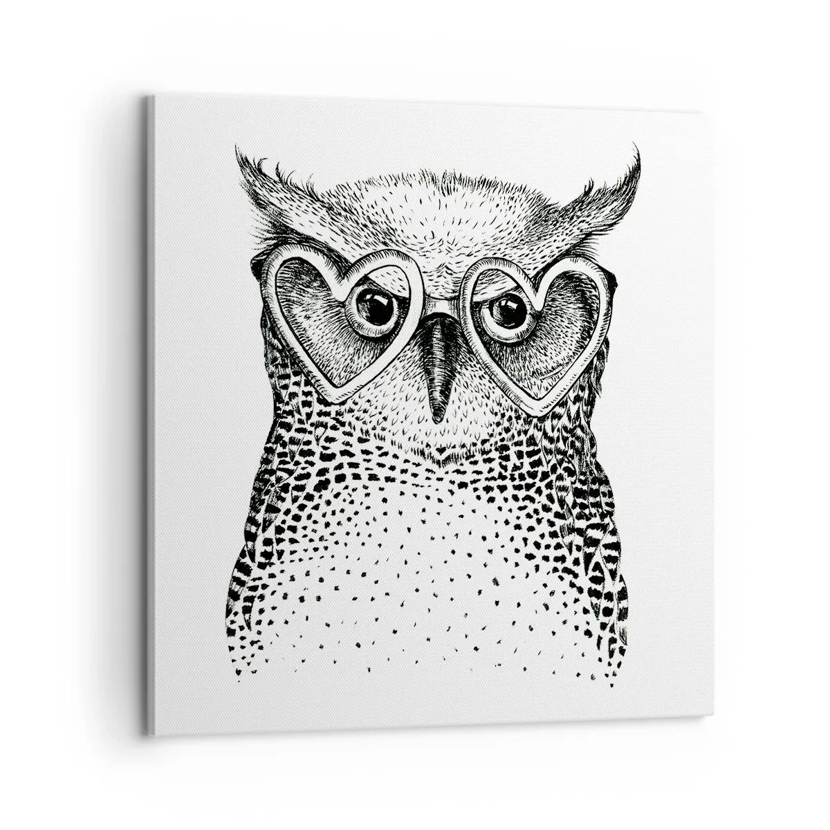 Quadro em tela - Sabiamente e amorosamente - 60x60 cm