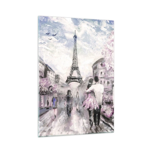 Quadro em vidro - Como for se apaixonar, somente em... - 50x70 cm