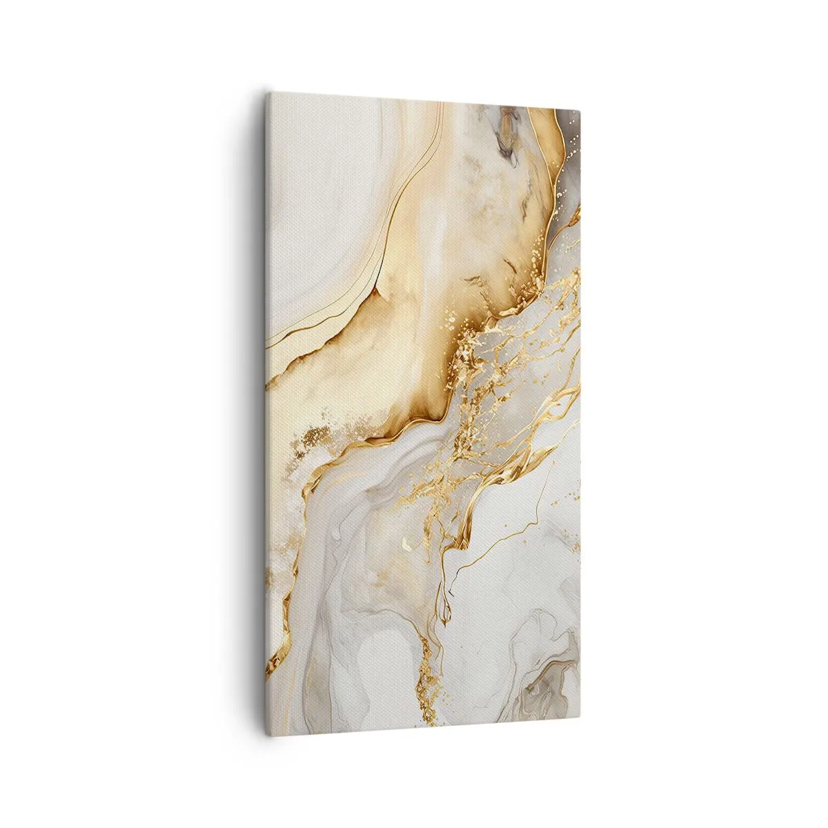 Quadro em tela - Abstração: beleza e bondade - 55x100 cm