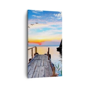 Quadro em tela - Boa noite - 45x80 cm