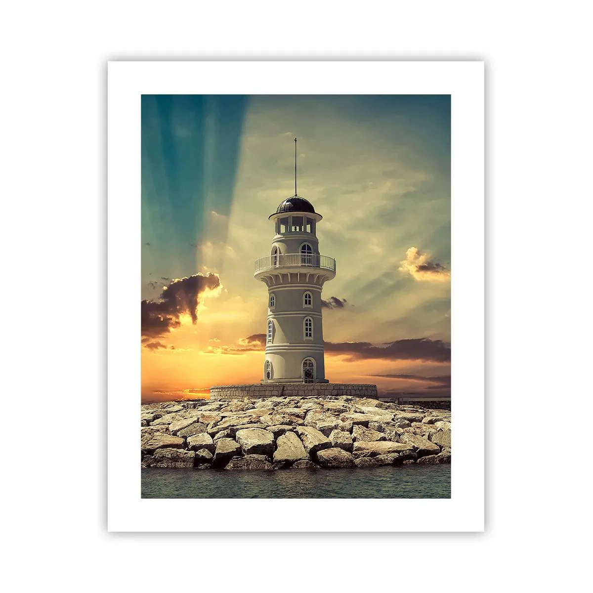 Pôster - Luz - Bondade - Beleza - 40x50 cm