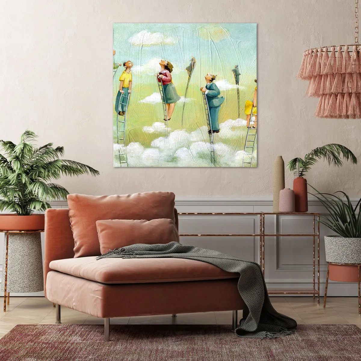 Quadro em tela - Por trás do seu sonho - 60x60 cm