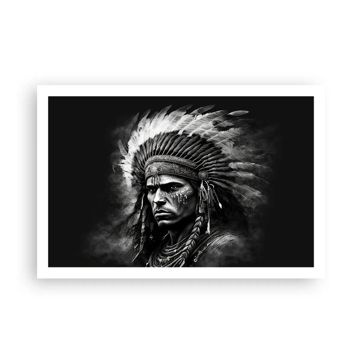 Pôster - Um líder e um guerreiro - 91x61 cm