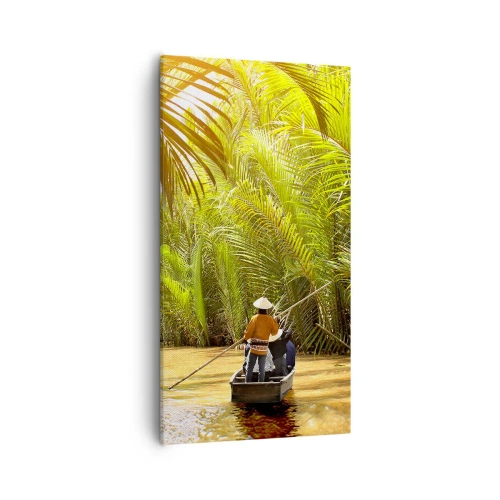 Quadro em tela - Desfiladeiro das palmeiras - 55x100 cm
