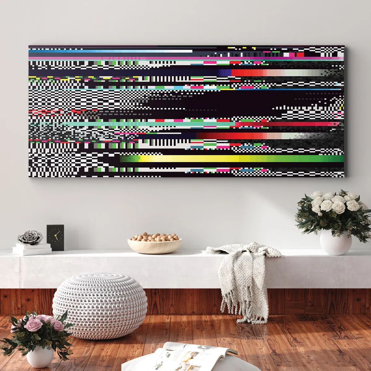 Quadro em tela - A imagem da realidade - 120x50 cm