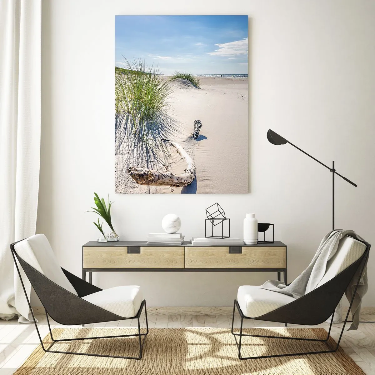 Quadro em vidro - A mais bonita? do Báltico - 50x70 cm