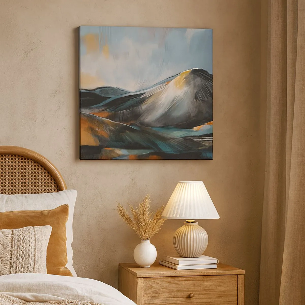 Quadro em tela - Cru e lindo - 30x30 cm