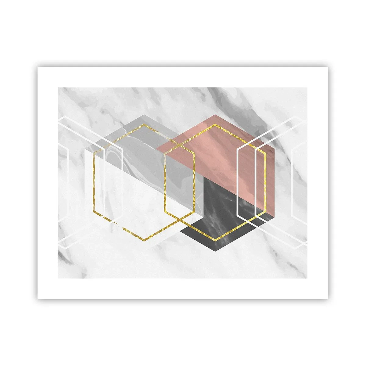 Pôster - Composição em cadeia - 50x40 cm